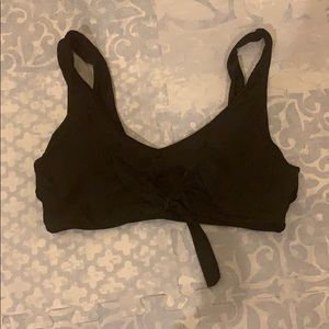 Black bralette bathing suit top